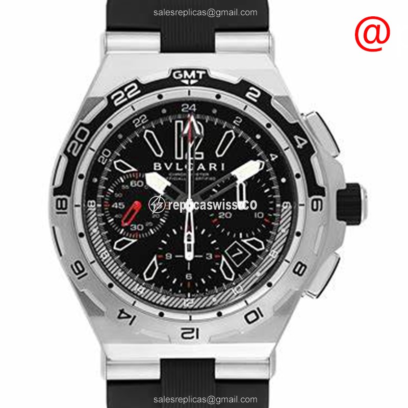 Bulgari DP45BSTVDCH/GMT DIAGONO Automatic Stainless Steel