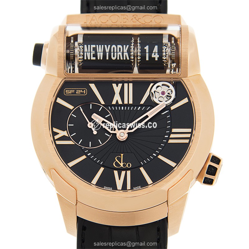 Jacob & Co ES101.40.NS.LR.A EPIC SF24 Automatic 18kt Rose Gold