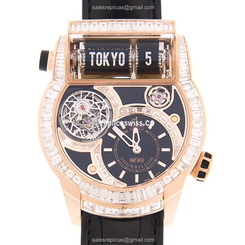 Jacob & Co ES802.40.BD.UA.A EPIC SF24 Automatic 18kt Rose Gold & Diamonds
