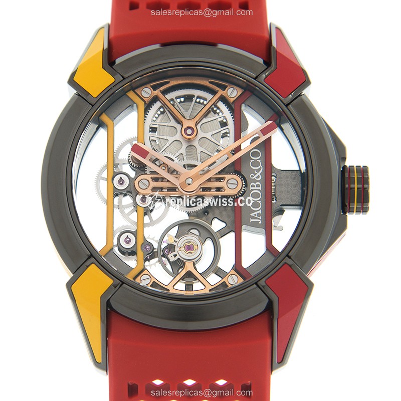 Jacob & Co EX100.21.CR.CB.ALD4A EPIC X Manual Wind Titanium