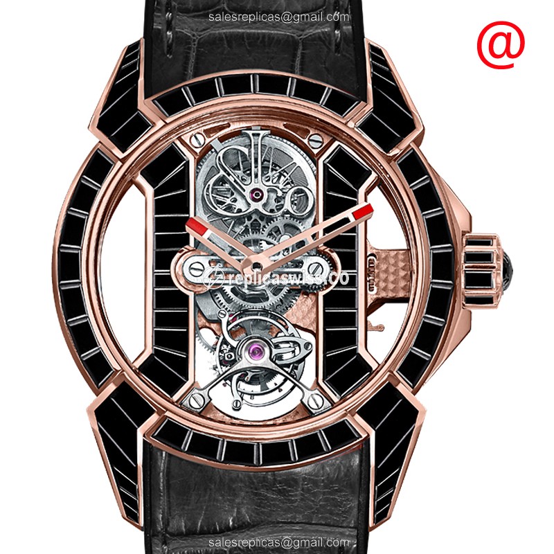 Jacob & Co EX500.40.BS.BS.ALA4A EPIC X Manual Wind 18kt Rose Gold
