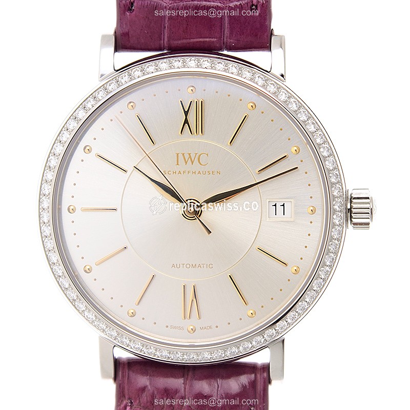 IWC IW458112 PORTOFINO Automatic Stainless Steel & Diamonds