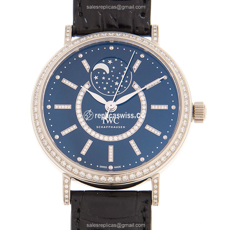 IWC IW459004 PORTOFINO Automatic 18kt White Gold & Diamond