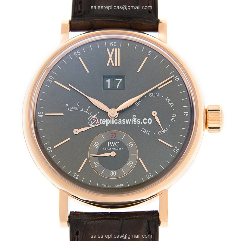 IWC IW516203 PORTOFINO Manual Wind 18kt Rose Gold