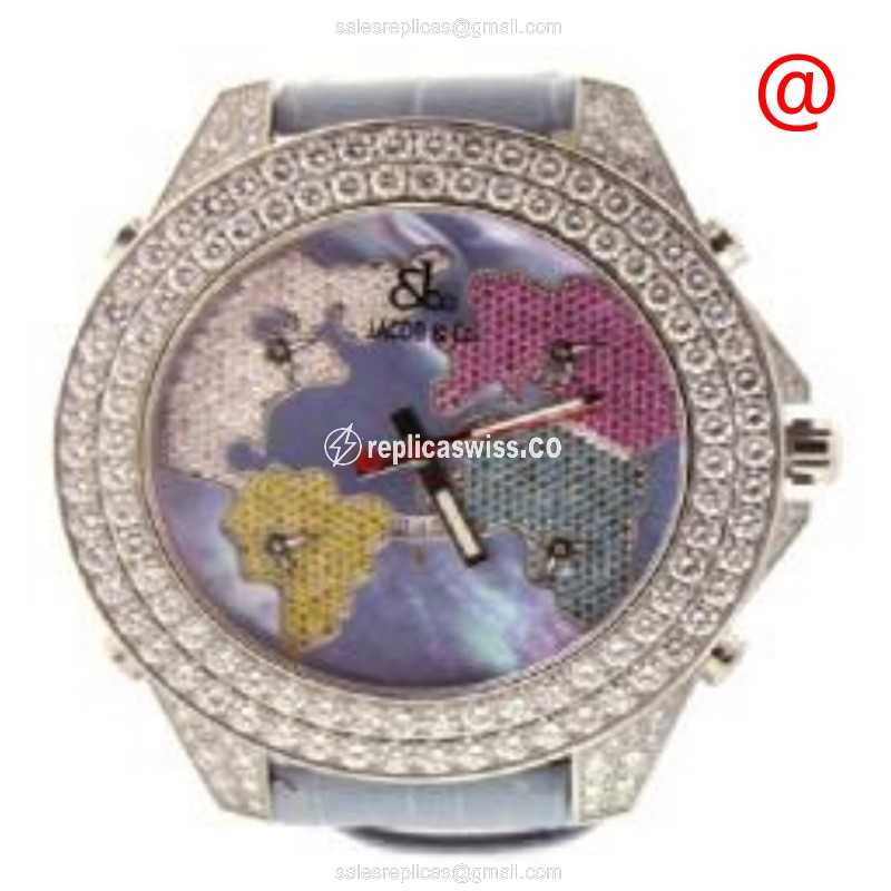 Jacob & Co JC47JDC Quartz Stainless Steel & Diamonds