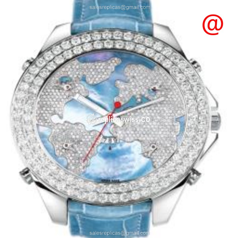 Jacob & Co JC47JDCMB Quartz Stainless Steel & Diamonds