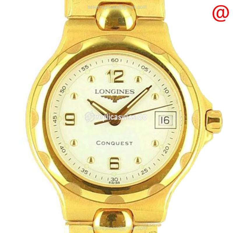 Longines L1.131.6.16.6 CONQUEST Quartz 18kt Yellow Gold