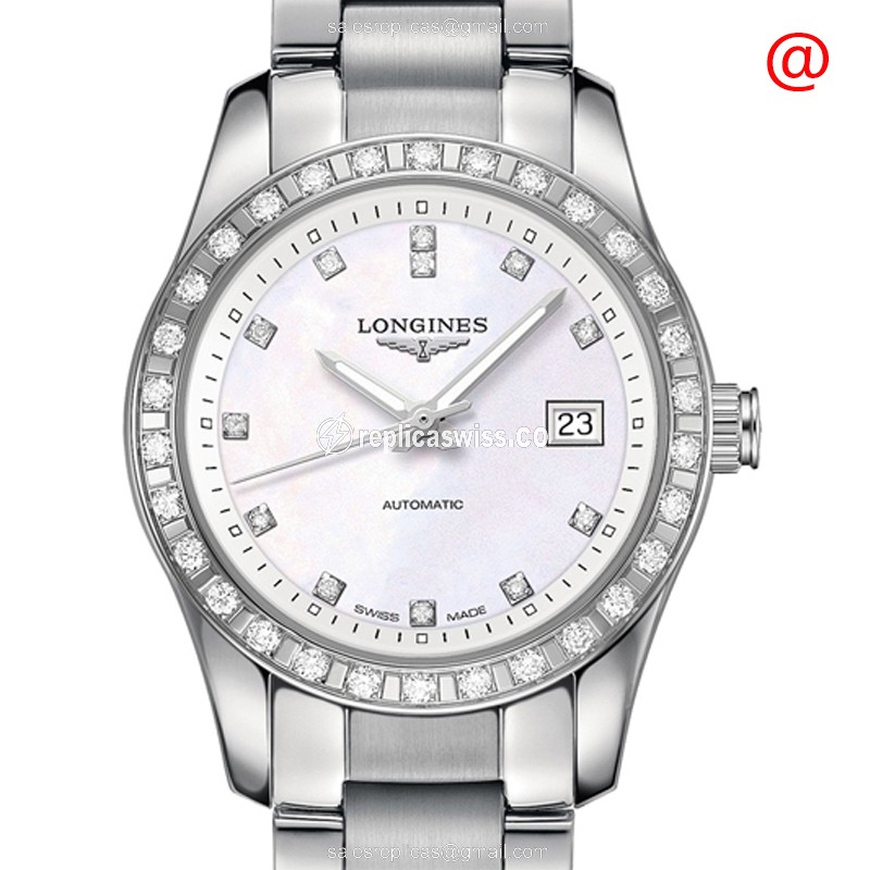 Longines L2.285.0.87.6 CONQUEST CLASSIC Automatic Stainless Steel & Diamonds
