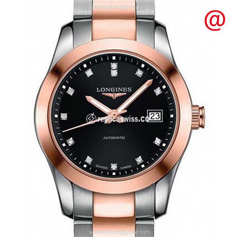 Longines L2.285.5.58.7 CONQUEST CLASSIC Automatic 18kt Rose Gold & Steel