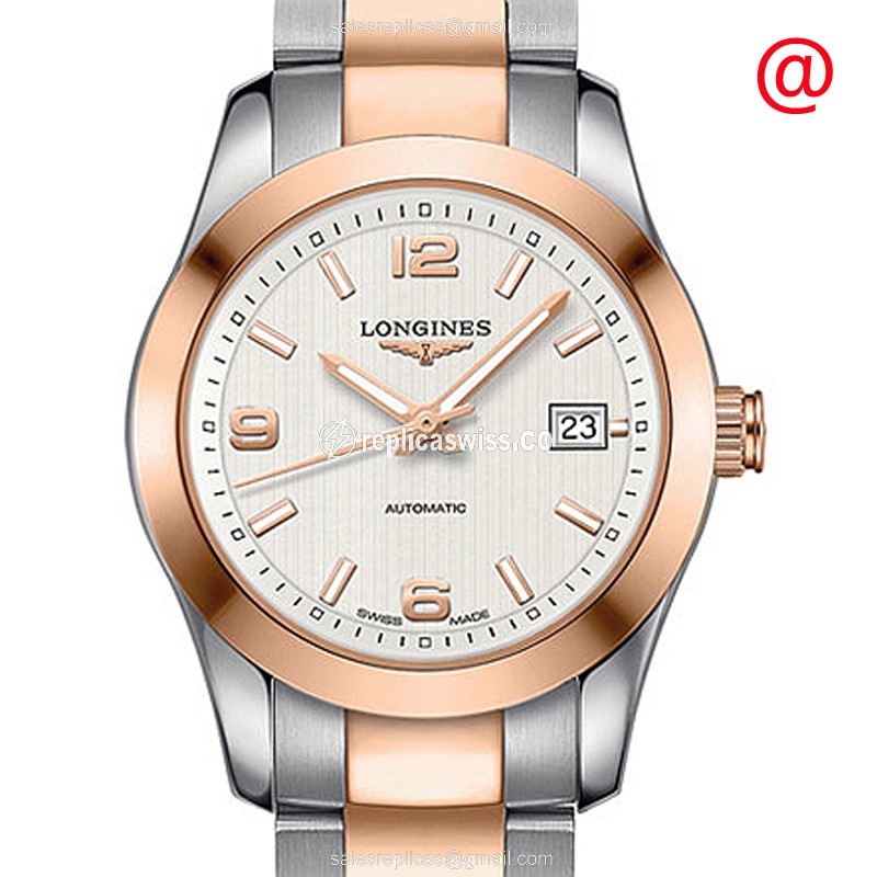 Longines L2.285.5.76.7 CONQUEST CLASSIC Automatic 18kt Rose Gold & Steel