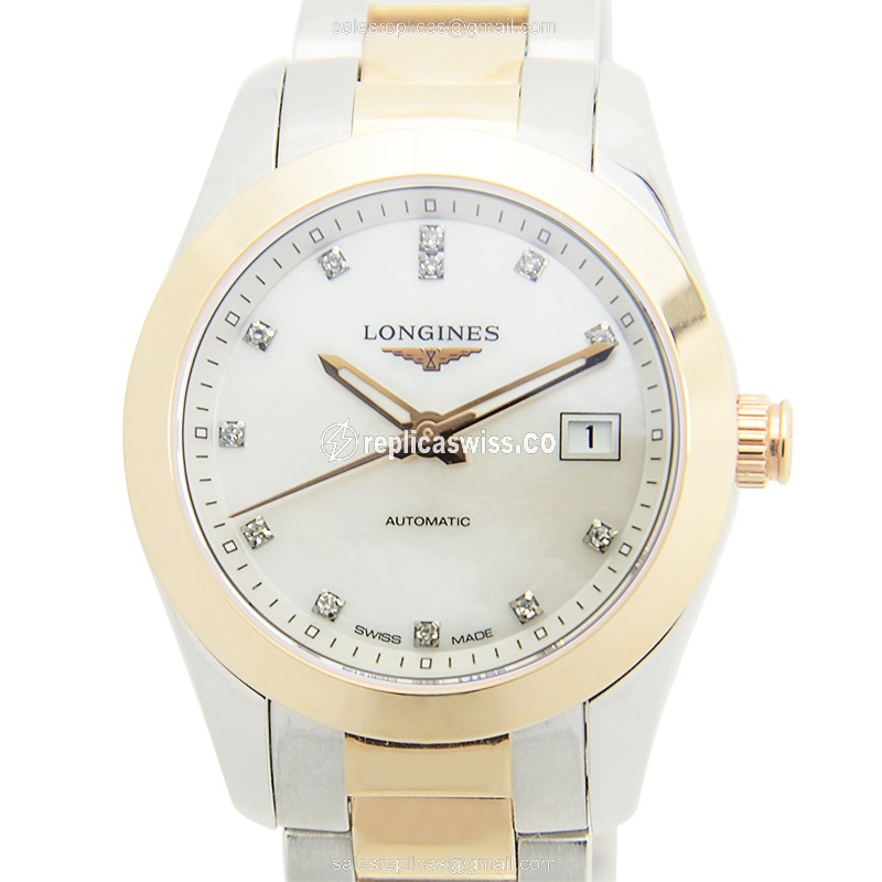 Longines L2.285.5.87.7 CONQUEST CLASSIC Automatic 18kt Rose Gold & Steel
