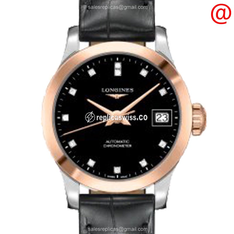 Longines L2.320.5.57.2 RECORD Automatic 18kt Rose Gold