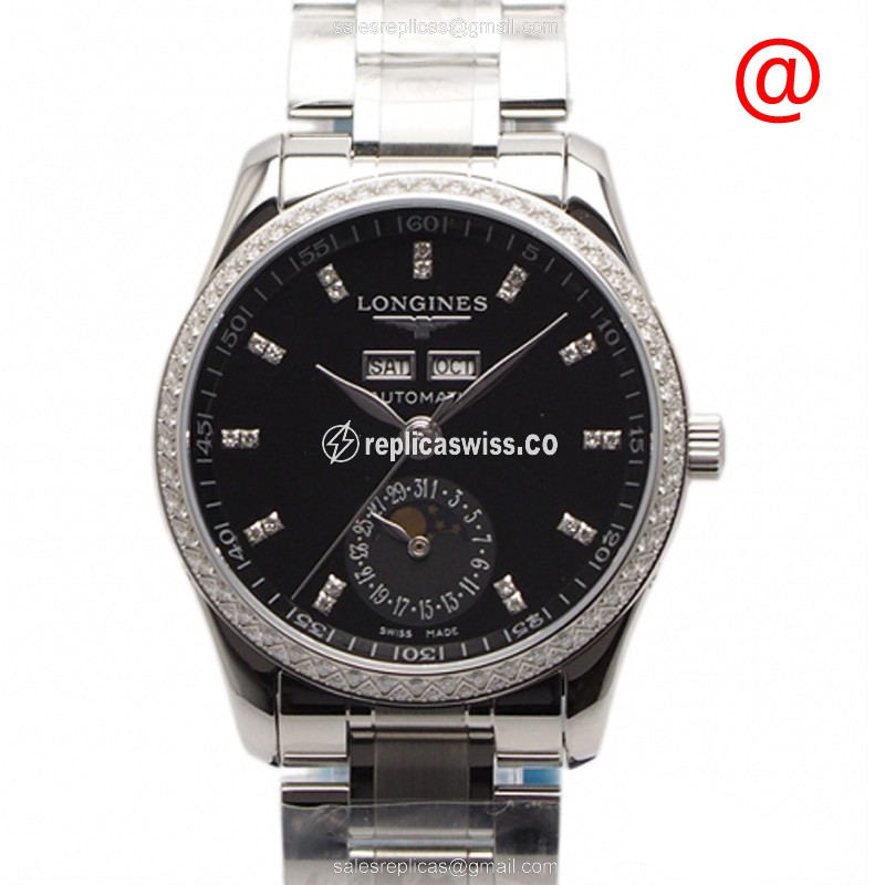 Longines L2.503.0.57.6 MASTER Automatic Stainless Steel & Diamonds