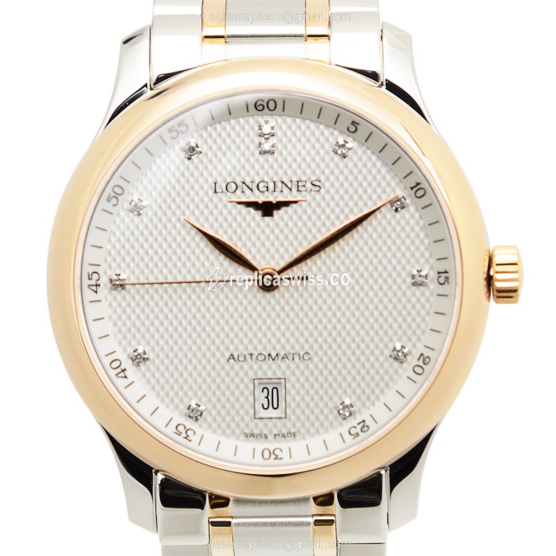 Longines L2.628.5.97.7 MASTER Automatic 18kt Rose Gold & Steel