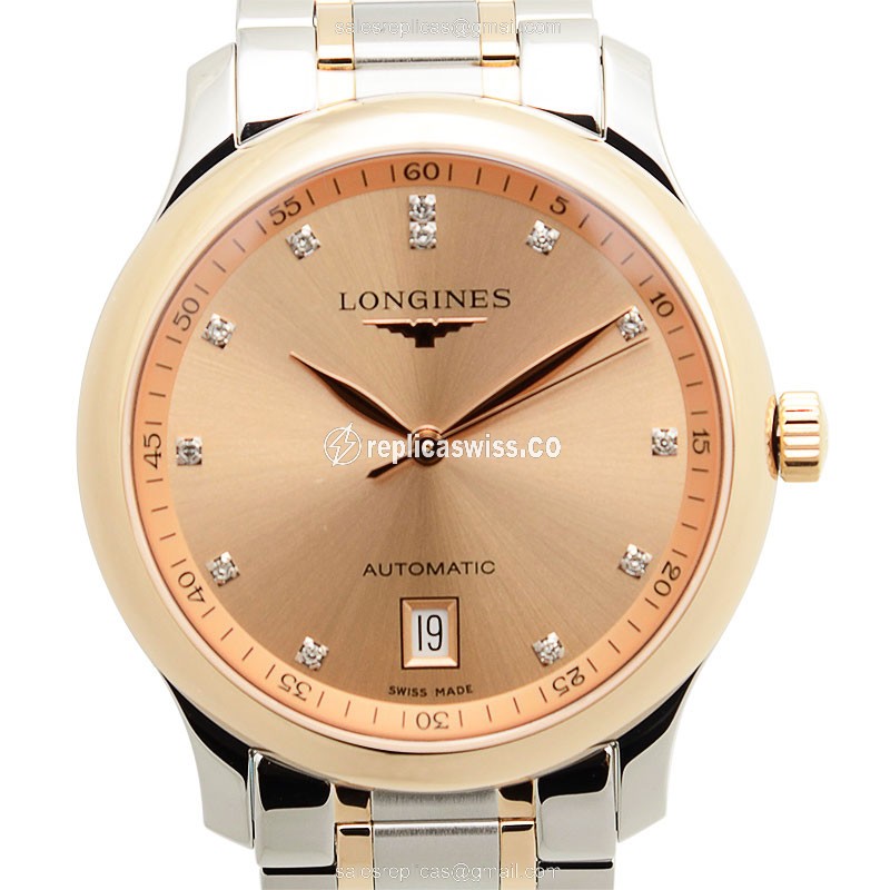 Longines L2.628.5.99.7 MASTER Automatic 18kt Rose Gold & Steel