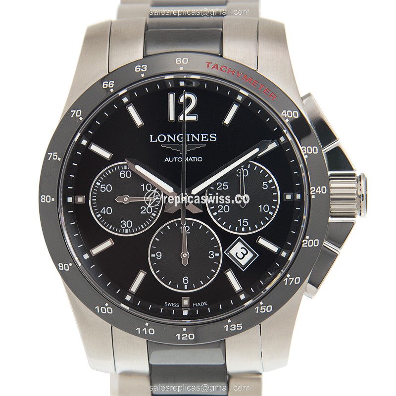 Longines L2.744.4.56.7 CONQUEST Automatic Ceramic & Steel