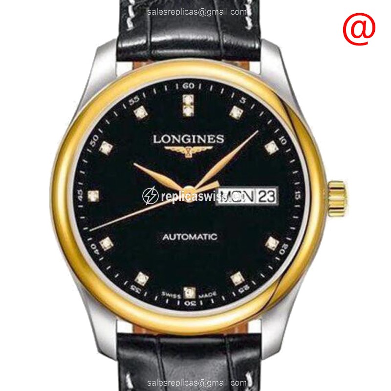 Longines L2.755.5.57.2 MASTER Manual Wind 18kt Gold & Steel