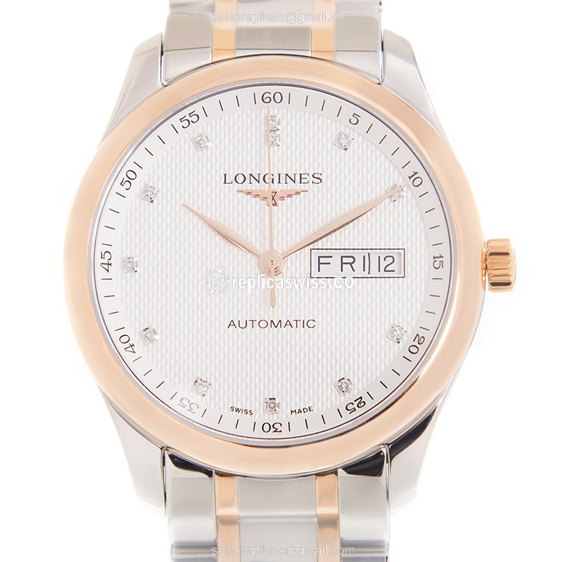 Longines L2.755.5.97.7 MASTER Automatic 18kt Rose Gold & Steel