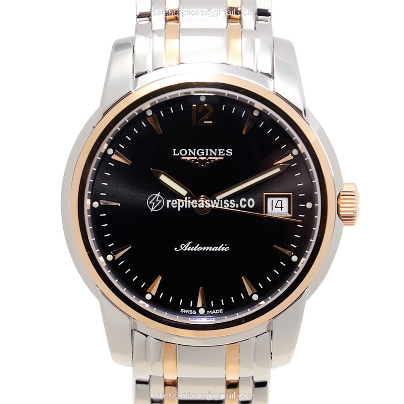 Longines L2.763.5.52.7 SAINT IMIER Automatic 18kt Rose Gold & Steel