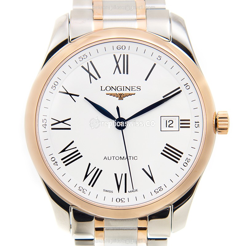Longines L2.793.5.11.7 MASTER Automatic 18kt Rose Gold & Steel