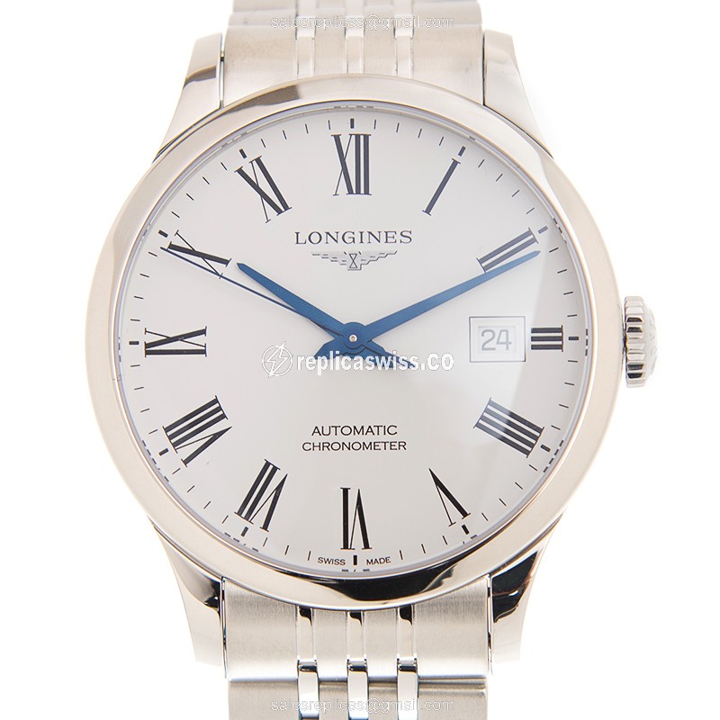 Longines L2.820.4.11.6 RECORD Automatic Stainless Steel