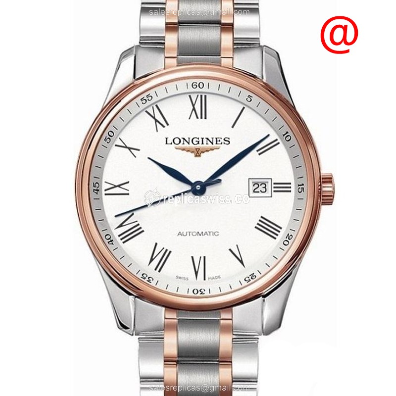 Longines L2.893.5.11.7 MASTER Automatic 18kt Rose Gold & Steel
