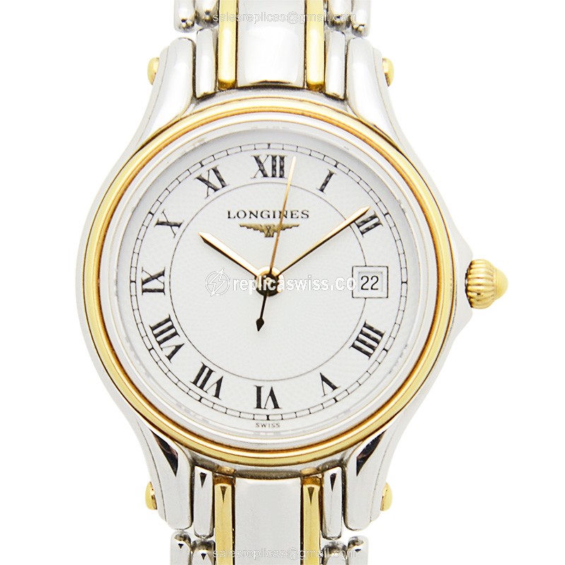 Longines L3.106.5.10.6 CONQUEST Quartz 18kt Gold & Steel
