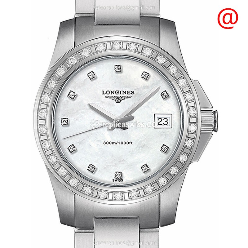 Longines L3.258.0.88.6 CONQUEST Quartz Stainless Steel
