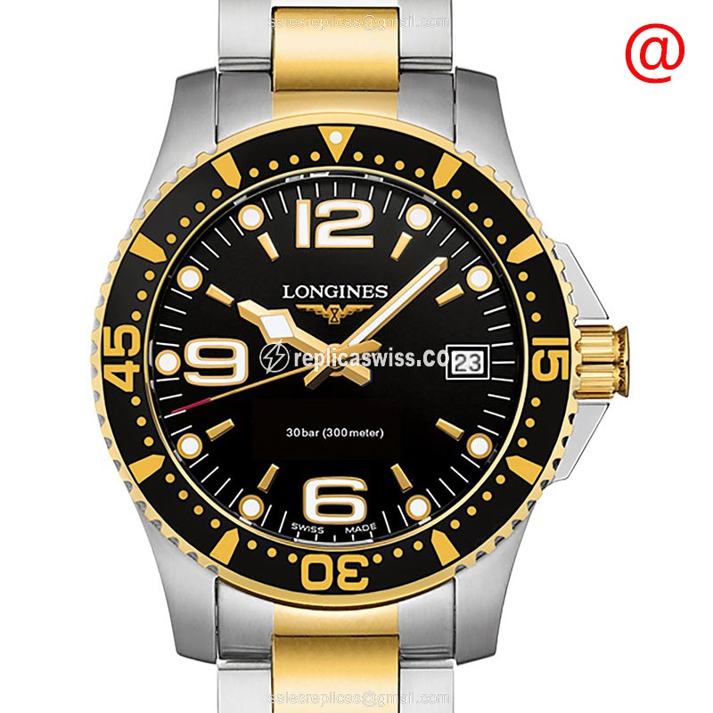 Longines L3.340.3.56.7 CONQUEST Quartz 18kt Gold & Steel