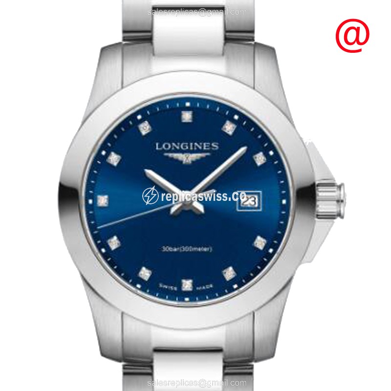 Longines L3.376.4.97.6 CONQUEST Quartz Stainless Steel