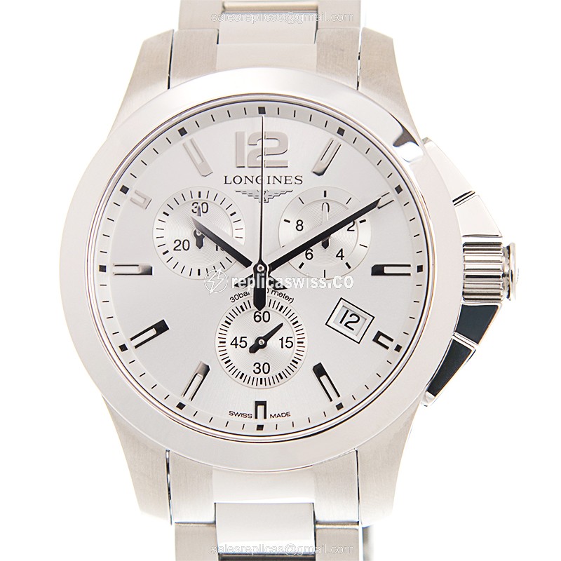 Longines L3.379.4.76.6 CONQUEST Quartz Stainless Steel