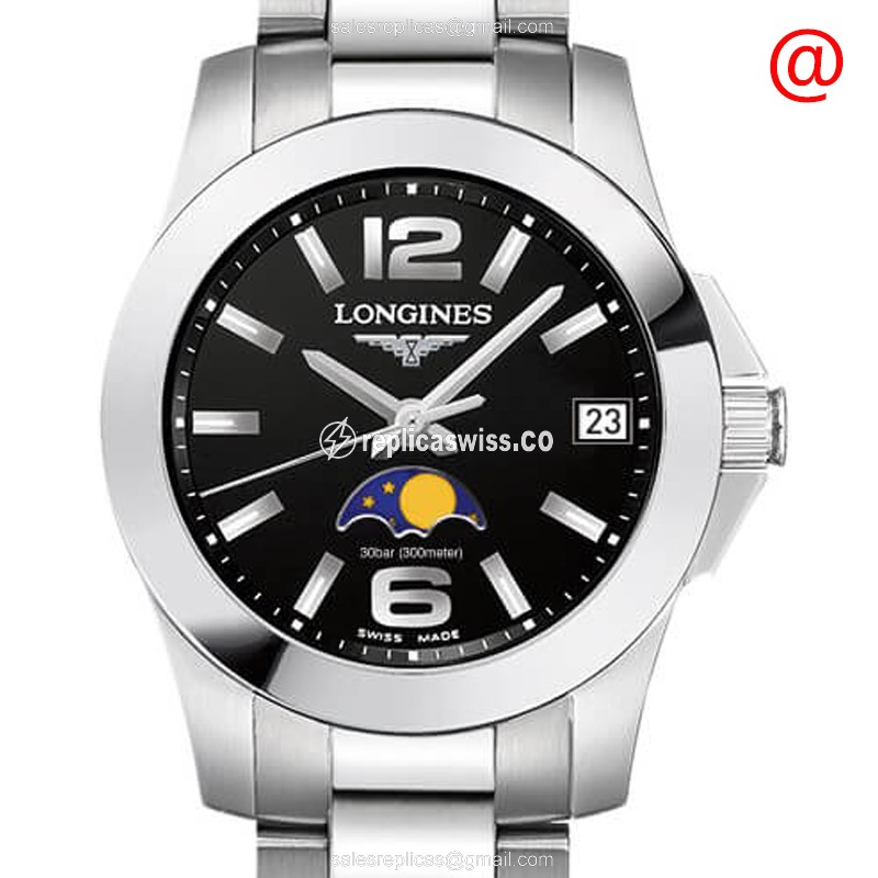 Longines L3.380.4.58.6 CONQUEST Quartz Stainless Steel