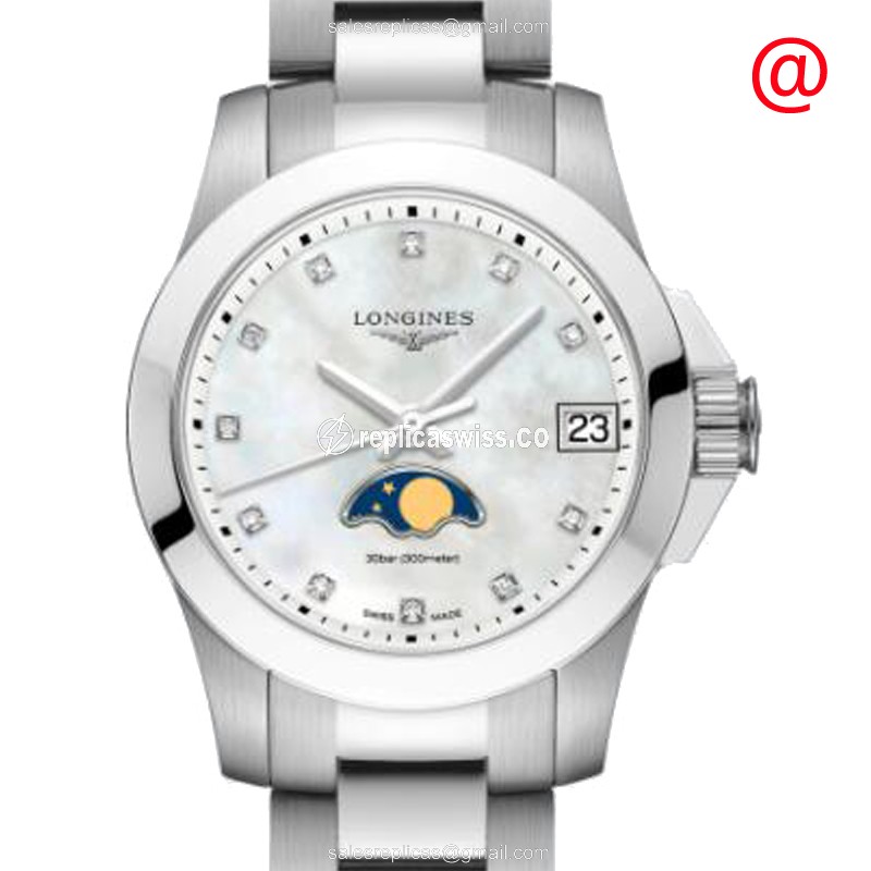 Longines L3.380.4.87.6 CONQUEST Quartz Stainless Steel