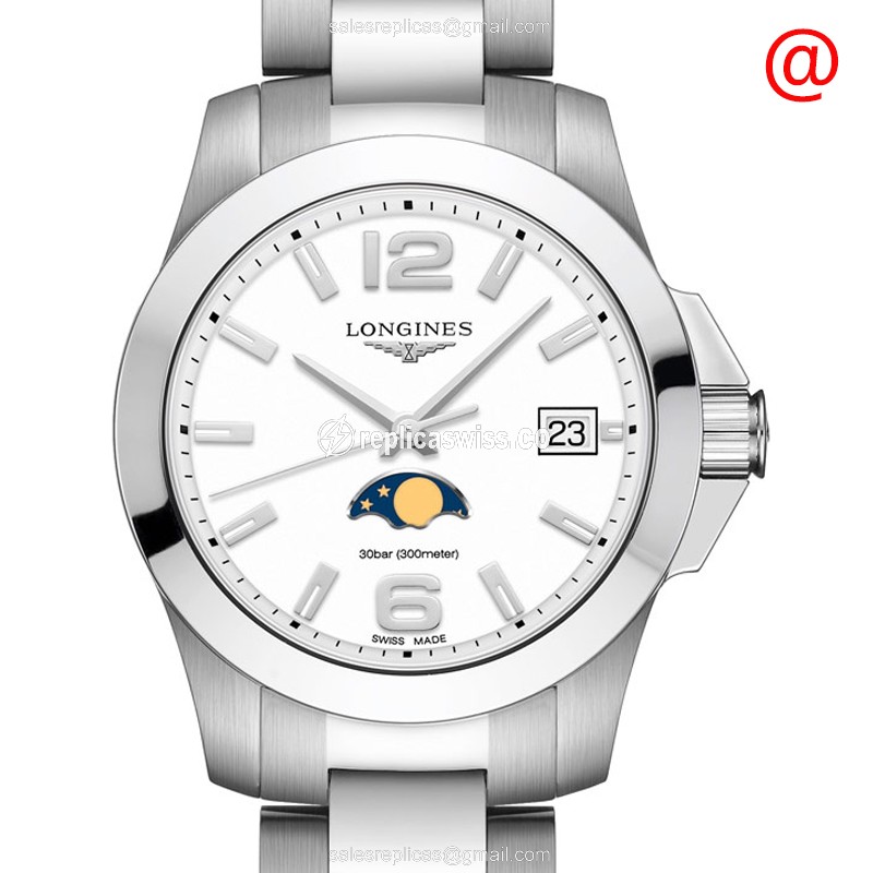Longines L3.381.4.16.6 CONQUEST Quartz Stainless Steel
