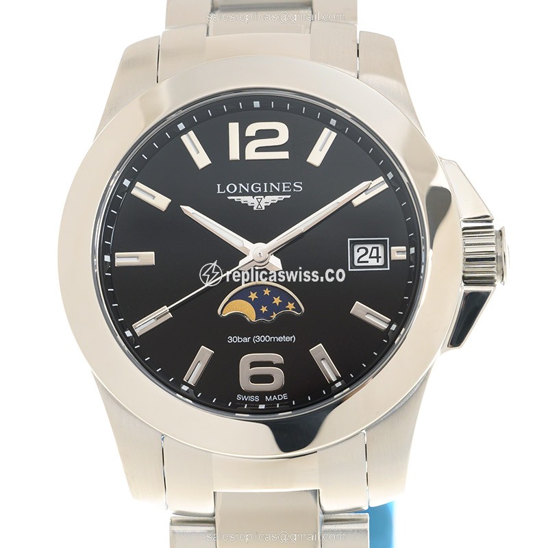 Longines L3.381.4.58.6 CONQUEST Quartz Stainless Steel