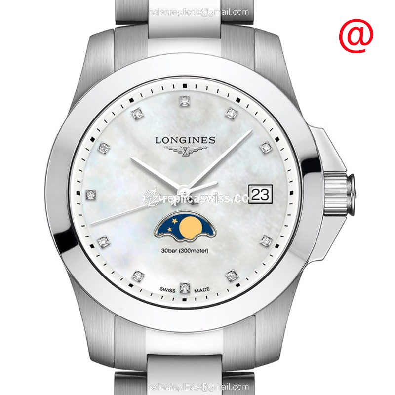 Longines L3.381.4.87.6 CONQUEST Quartz Stainless Steel