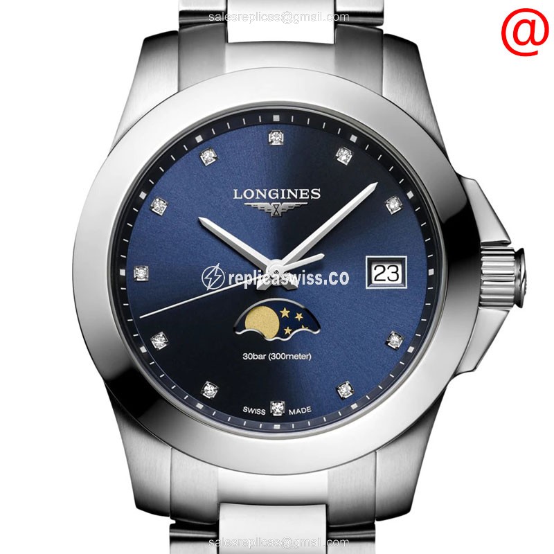 Longines L3.381.4.97.6 CONQUEST Quartz Stainless Steel