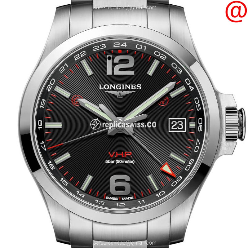 Longines L3.718.4.56.6 CONQUEST Quartz Stainless Steel