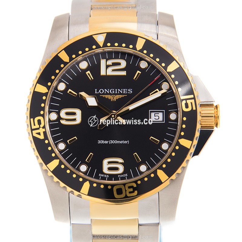 Longines L3.740.3.56.7 CONQUEST Quartz Gold-Plated & Stainless Steel