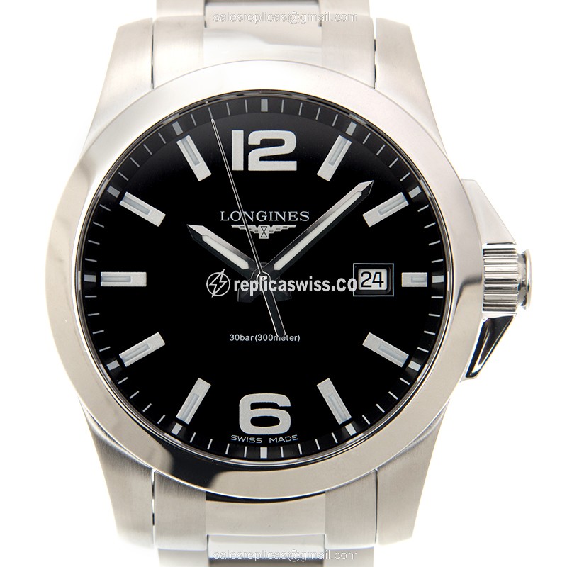 Longines L3.759.4.58.6 CONQUEST Quartz Stainless Steel