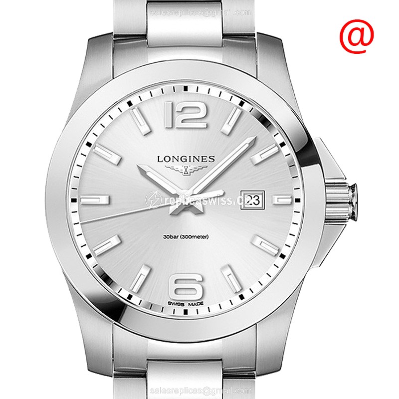Longines L3.760.4.76.6 CONQUEST Quartz Stainless Steel