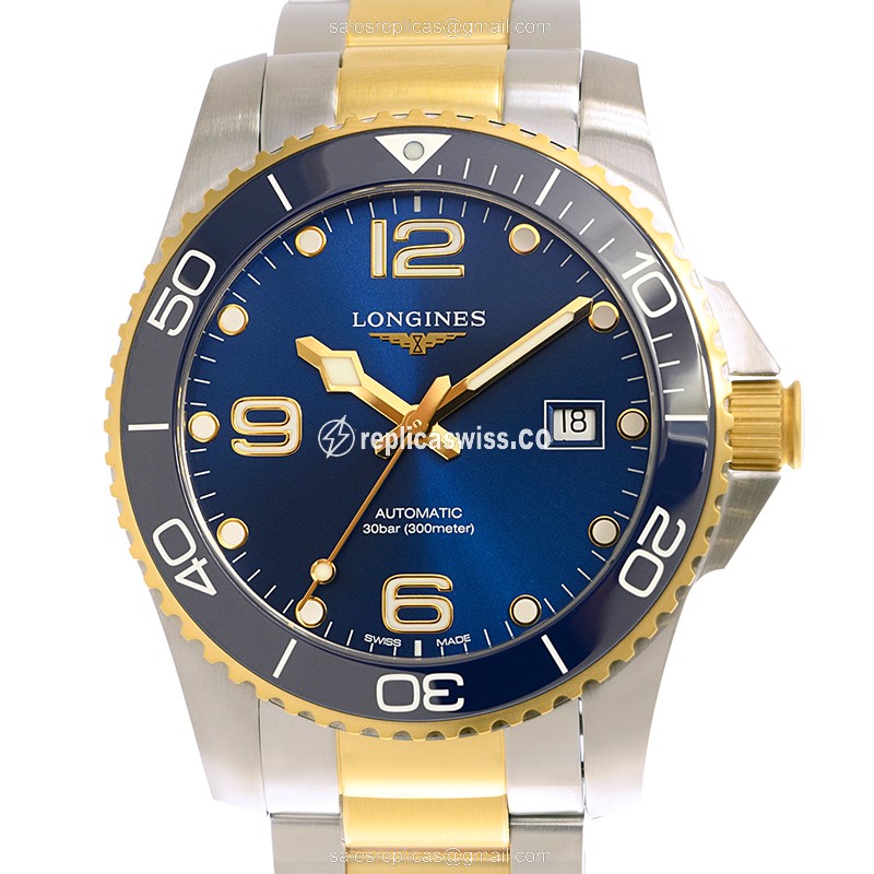 Longines L3.781.3.96.7 CONQUEST Automatic 18kt Gold & Steel
