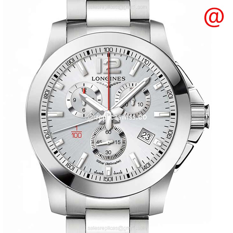 Longines L3.800.4.76.6 CONQUEST Quartz Stainless Steel