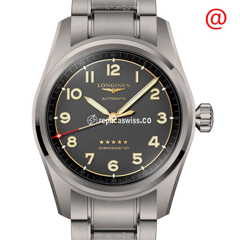 Longines L3.810.1.53.6 SPIRIT Automatic Titanium