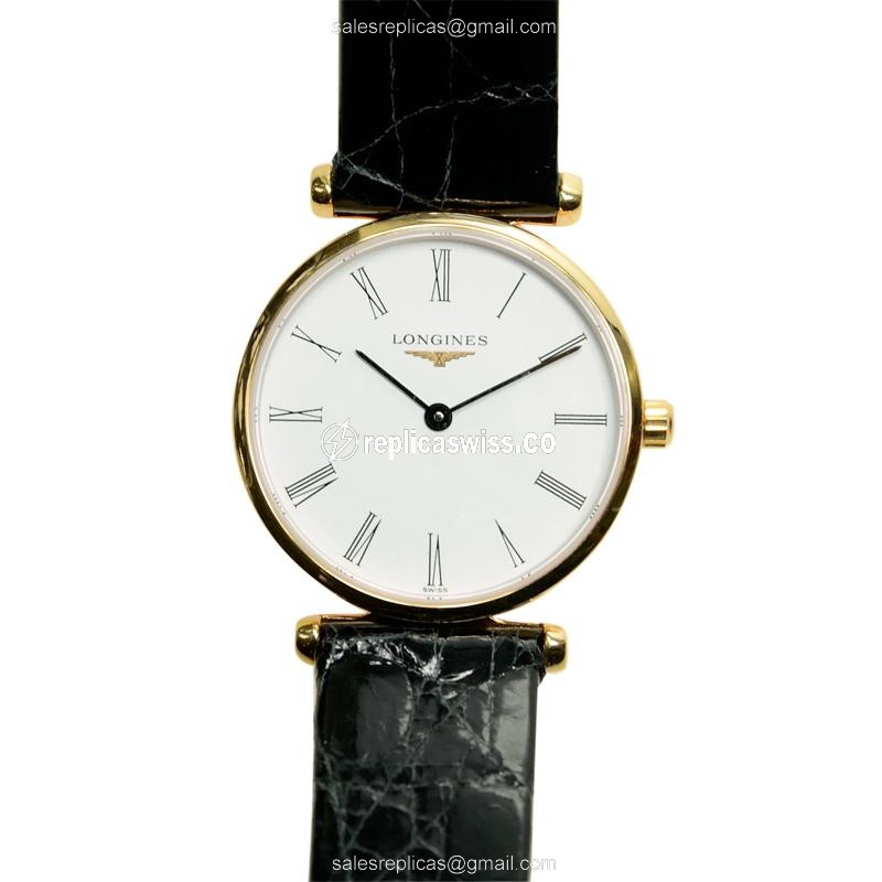 Longines L4.209.1.11.2 LA GRANDE Quartz 18kt Rose Gold
