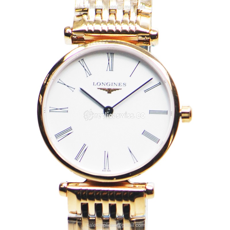 Longines L4.209.1.11.8 LA GRANDE Quartz 18kt Rose Gold