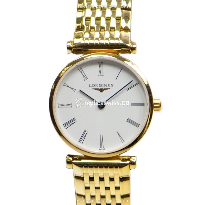 Longines L4.209.2.11.8 LA GRANDE Quartz 18kt Yellow Gold