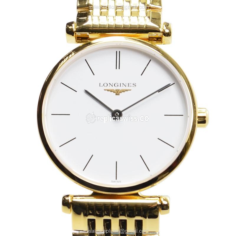 Longines L4.209.2.12.8 LA GRANDE Quartz 18kt Yellow Gold