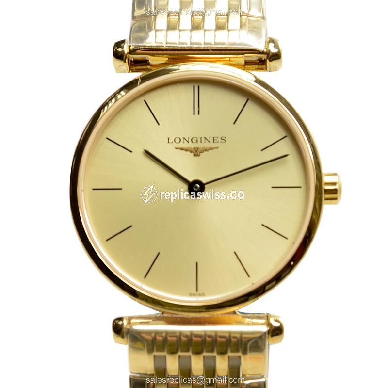 Longines L4.209.2.32.8 LA GRANDE Quartz PVD Gold