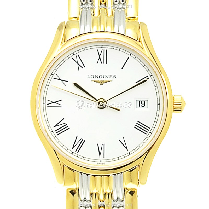 Longines L4.259.2.11.7 LONGINES LYRE Quartz Gold-Plated & Stainless Steel